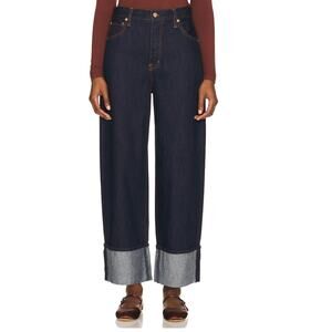 NWOT Pistola P00016853RL Ryder Wide Leg Jeans Countdown Dark Blue Denim 23